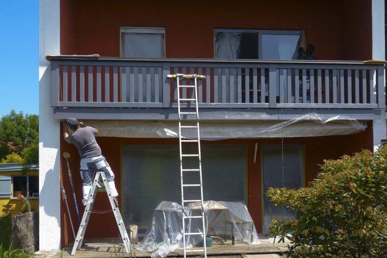house painter at work
